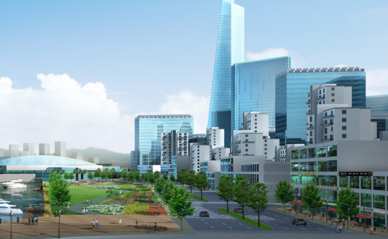 [广州]珠海十字门商务区城市规划设计方案国际征集 A-0-1 社区