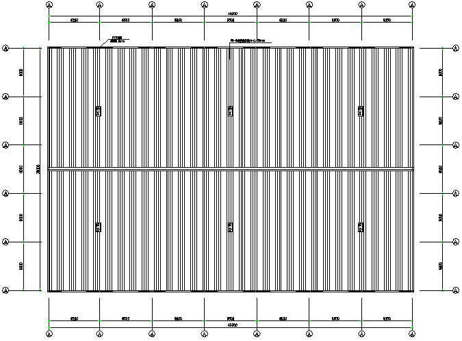 12m跨门式钢架单跨资料下载-河南火电厂单跨门式刚架厂房钢结构工程施工图（CAD，8张）