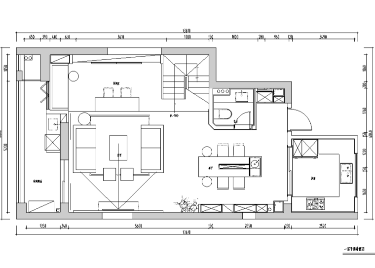 29层现代住宅效果图资料下载-和美家现代二层住宅设计施工图（附效果图）