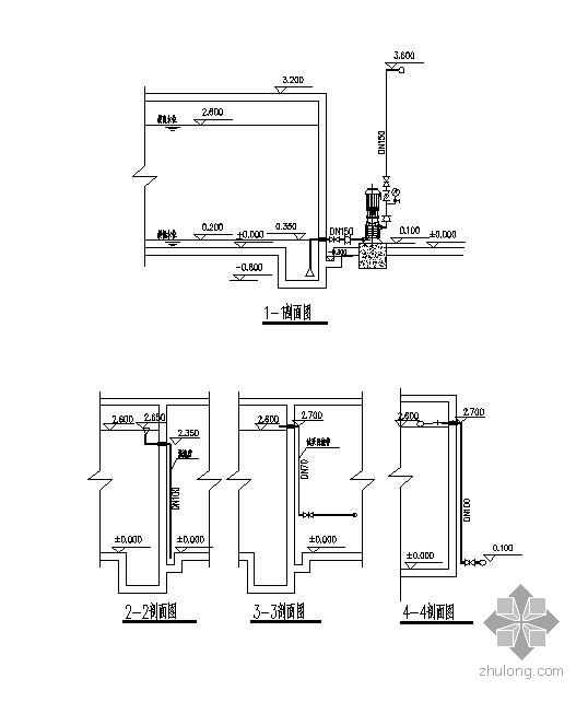 某六层建筑消防自动喷淋系统全套图纸-建筑给排水施工图-筑龙给排水