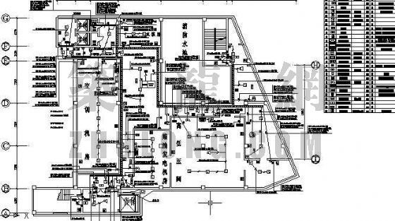 智能消防电气施工图资料下载-某市友谊商场电气消防施工图
