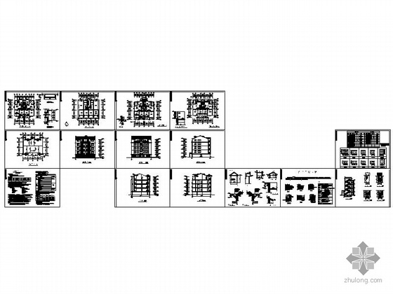 某单元式五层住宅楼建筑方案扩初图- 