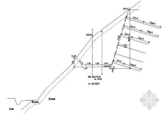 铁路边坡护坡图资料下载-高边坡预应力锚索防护图