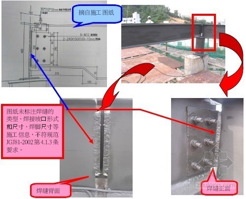 建筑钢结构工程常见质量通病案例分析(图文)-钢结构焊接质量 