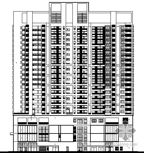 地上十二层地下二层住宅楼资料下载-[深圳]某二十二层住宅楼建筑施工图