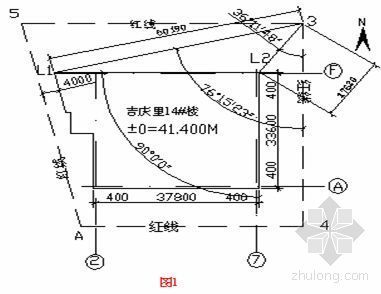 高层钢骨柱框架楼施工方案资料下载-[北京]办公楼测量施工方案