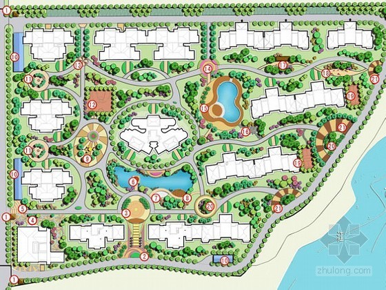 酒店景观设计方案CAD资料下载-小区景观设计方案