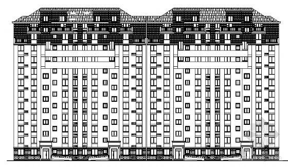 住宅楼建筑方案图纸资料下载-某十二层住宅楼建筑方案图