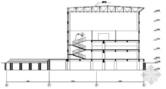 50米跨体育馆网架资料下载-全套体育馆网架结构图纸