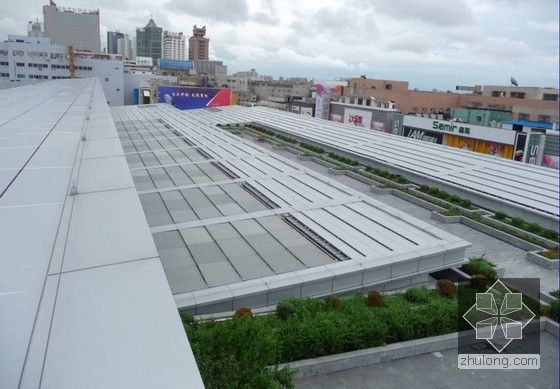 [辽宁]框架结构商业广场质量创优申报PPT（118页，附图丰富）-屋顶花园