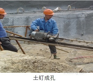 广州市基坑支护管理规定资料下载-某地下室基坑开挖支护施工方案（土钉喷锚 降水）