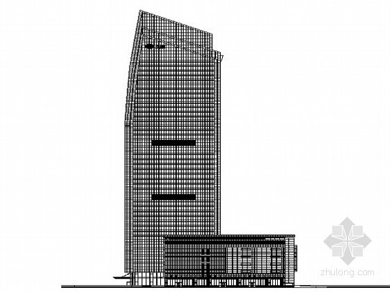 北京超高层效果图资料下载-[无锡]某五十四层超高层综合体建筑设计方案（含效果图）
