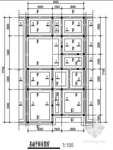 三层房子结构设计资料下载-三层砌体别墅结构设计图