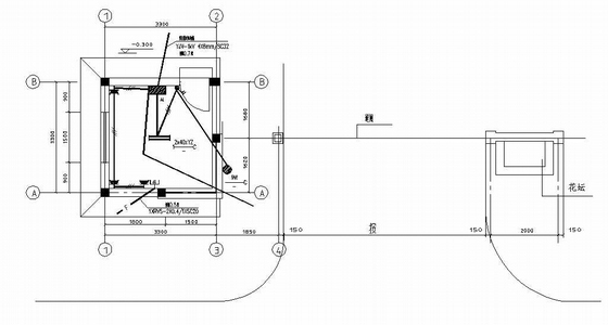 山东门卫值班室水暖电资料下载-某小区值班室电气图纸