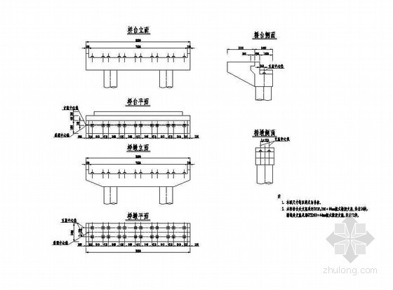 空心板支座详图资料下载-4×12米预应力混凝土空心板支座布置节点详图设计