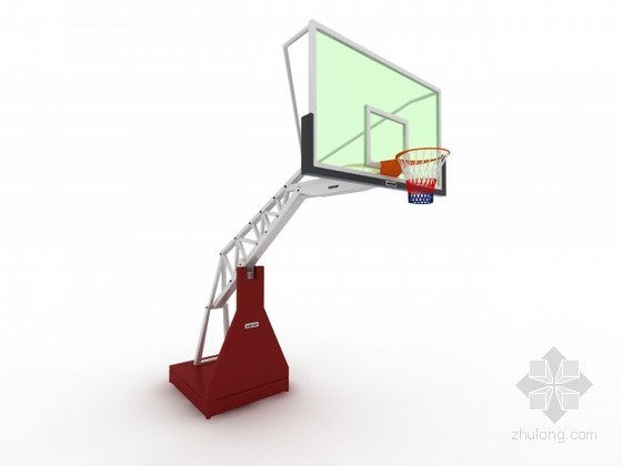 篮球架3d模型资料下载-篮球架