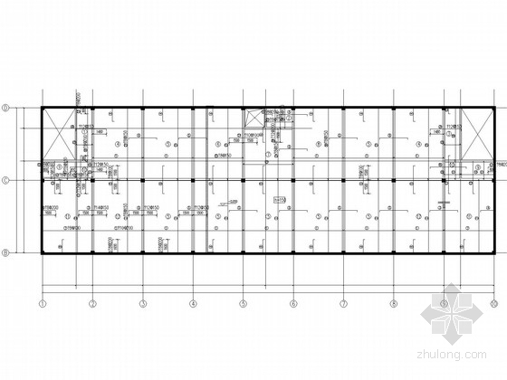 地下超市平面布置图资料下载-地下一层地上二层超市框架结构施工图