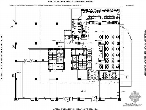 西餐厅餐饮空间设计效果图资料下载-时尚西餐厅装修图(含效果图)