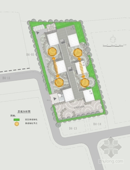 [上海]现代风格住宅小区配套16班幼儿园设计方案文本（2015年图纸）-现代风格住宅小区配套16班幼儿园分析图