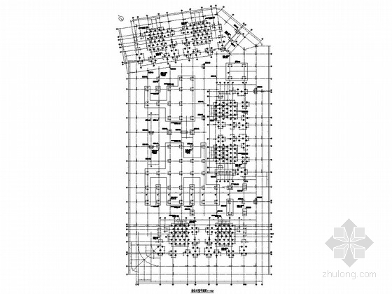 单层地下室结构施工图资料下载-单层框剪结构地下室结构施工图（大底盘）