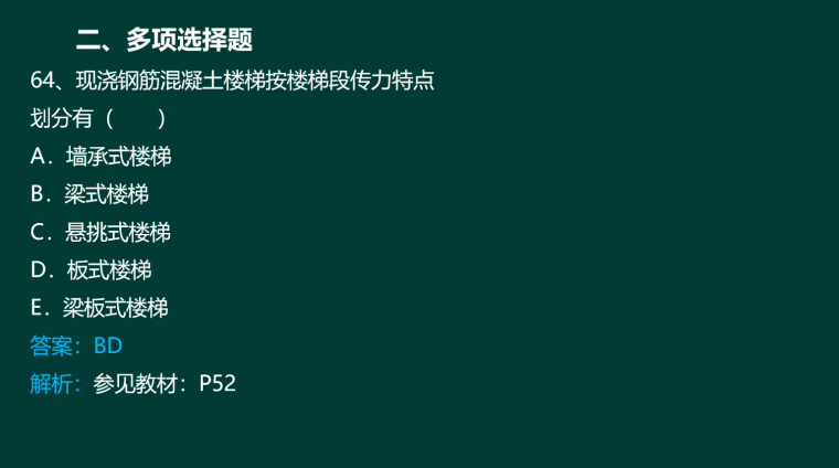 造价工程师-建设工程技术与计量（土建）-2015年多项选择题精选-现浇钢筋混凝土