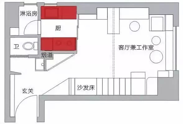 这个30平米的小房子， 榨干了房间里所有可利用面积_11