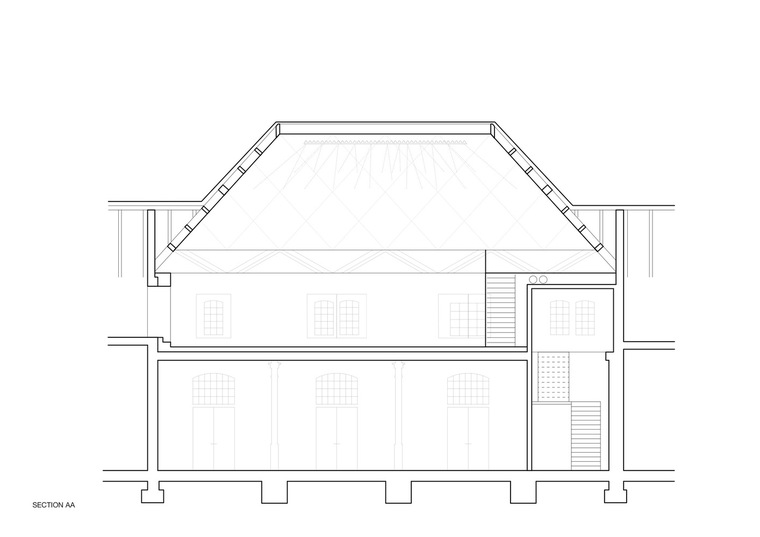 德国明斯特文化校园（悬臂木结构）-SECTION_AA_2