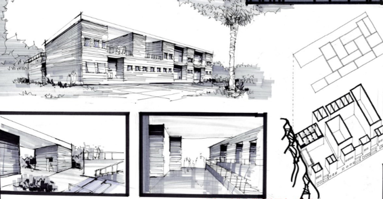 天津大学建筑考研快题资料下载-80张高分建筑快题设计方案
