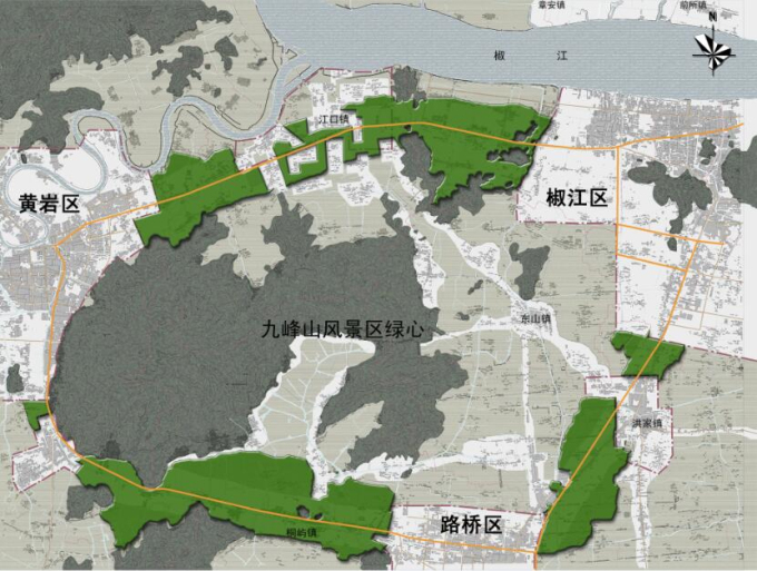 [浙江]某市环线景观规划设计-用地规划分析