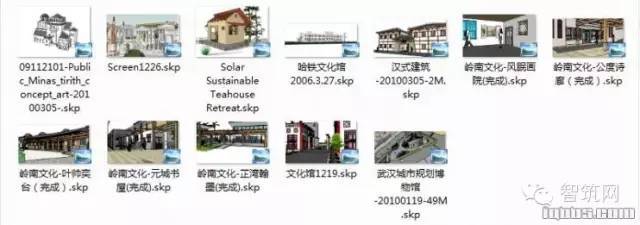 大门|公建|古建|住宅|综合|最全建筑成品SU模型（文末有惊喜）_25