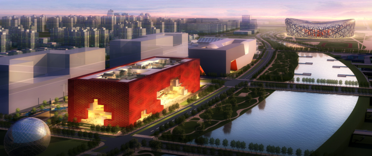 武汉市某美术馆建筑设计资料下载-中国工艺美术馆展板建筑设计（文本）.