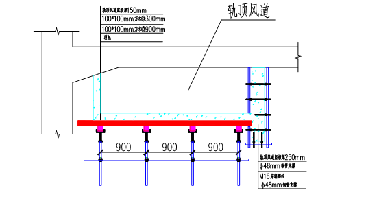 地铁车站轨顶风道测量资料下载-车站轨顶风道专项方案
