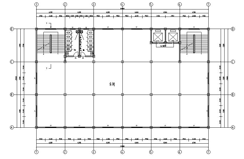 某三层厂房全套设计(约2500平,含计算书,建筑结构图)