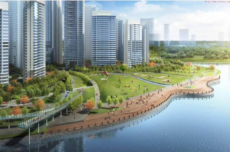 2022成都竹岛公园资料下载-[成都]金融岛景观初步概念设计文本