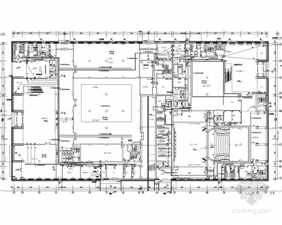 艺术馆方案CAD资料下载-[江苏]规划馆、艺术馆消防弱电图纸
