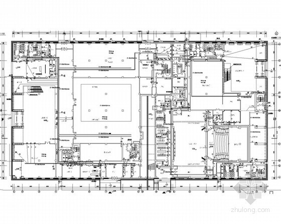 艺术馆CAD施工图资料下载-[江苏]规划馆、艺术馆消防弱电图纸