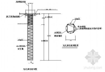 杭州塔机基础施工方案资料下载-杭州某住宅小区塔机专项施工方案（QT60、四桩格构式）