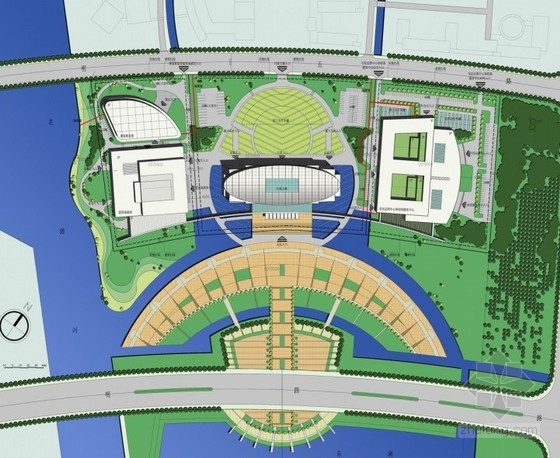 [上海]某十二层市政办公楼建筑方案文本（含CAD）- 