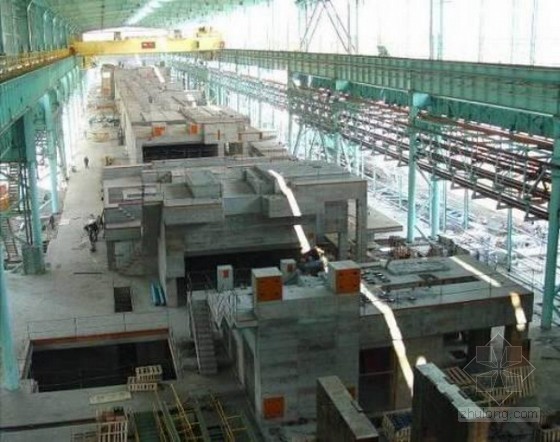 [河北]全钢结构单层工业厂房施工组织设计（39m双跨）-酸洗设备基础 