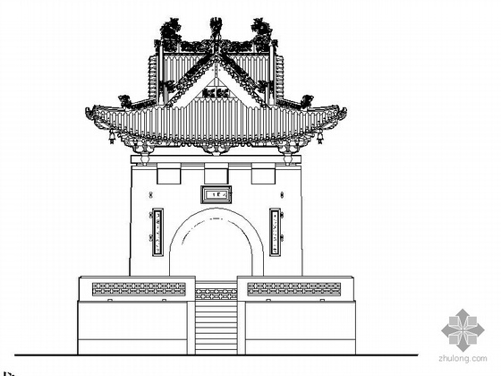 某古建全套施工测绘图- 