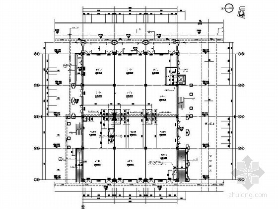 [重庆]某商业广场四层欧式商业建筑施工图（6号楼）- 