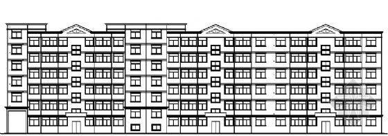 9层商业住宅建筑施工图资料下载-六层错层住宅建筑施工图
