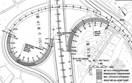 波形护栏道路施工资料下载-[上海]绕城高速公路大修工程道路施工图99页