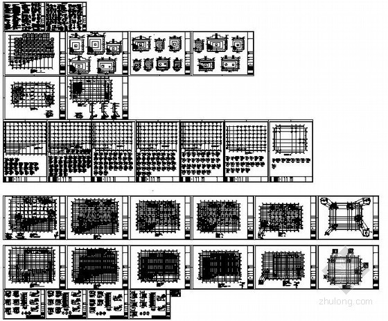 框架厂房结构设计图资料下载-泰宁某框架厂房结构设计图