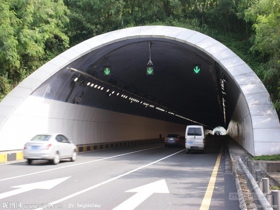 隧道工程明洞浇筑资料下载-双向两车道二级公路隧道工程施工图设计165张（复合式衬砌 供电消防）