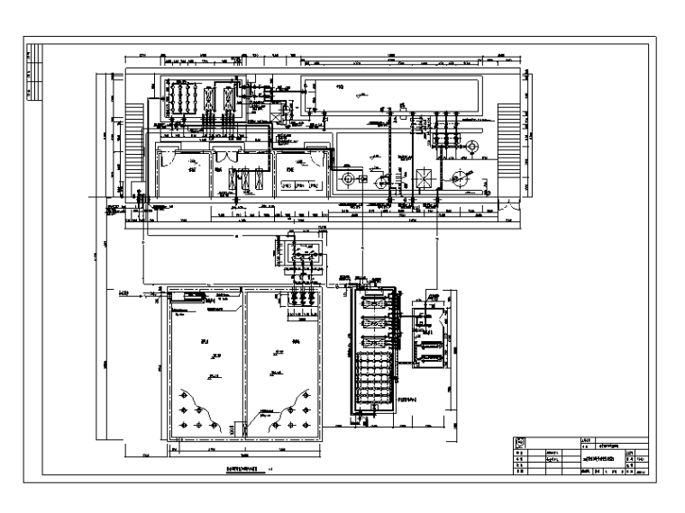 污水处理PID图纸资料下载-北京体育馆网球中心污水处理系统图纸