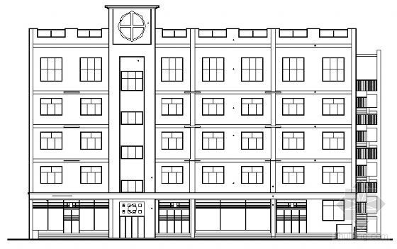 综合医院楼建筑方案资料下载-某五层医院行政综合楼建筑方案图