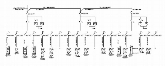机场电气系统资料下载-某园林电气系统图