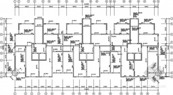 地下车库矿质剪力墙结构资料下载-18层框架剪力墙住宅结构施工图(筏板、地下车库)