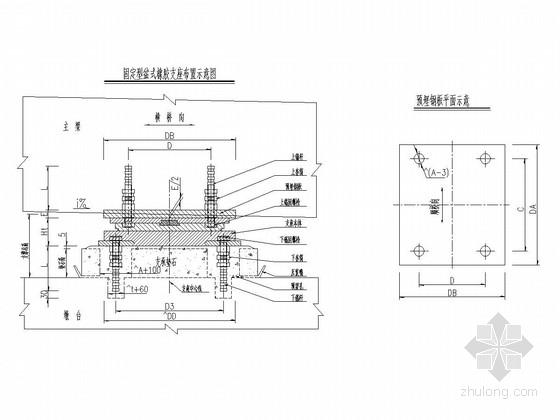 jpz系列盆式支座资料下载-JPZ系列新型盆式橡胶支座通用图42张